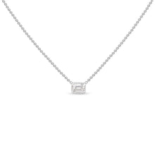 Load image into Gallery viewer, Emerald Cut Diamond Necklace
